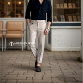 Beige Single Buckle Gurkha Pant By American Dcot