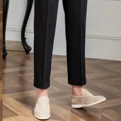 Black Classic Double Button Gurkha Pant By American Dcot