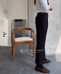 Black Signature Button Gurkha Pant By American Dcot