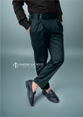 Bottle Green Double Buckle Gurkha Pant By American Dcot