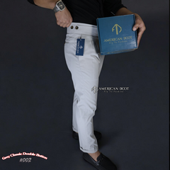 Grey Double Buckle Gurkha Pant By American Dcot