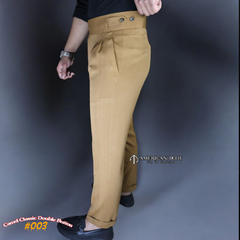 Camel Double Buckle Gurkha Pant By American Dcot