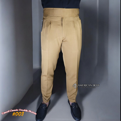 Camel Double Buckle Gurkha Pant By American Dcot
