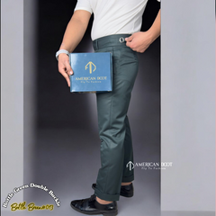 Bottle Green Double Buckle Gurkha Pant By American Dcot