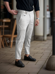 Grey Single Buckle Gurkha Pant By American Dcot