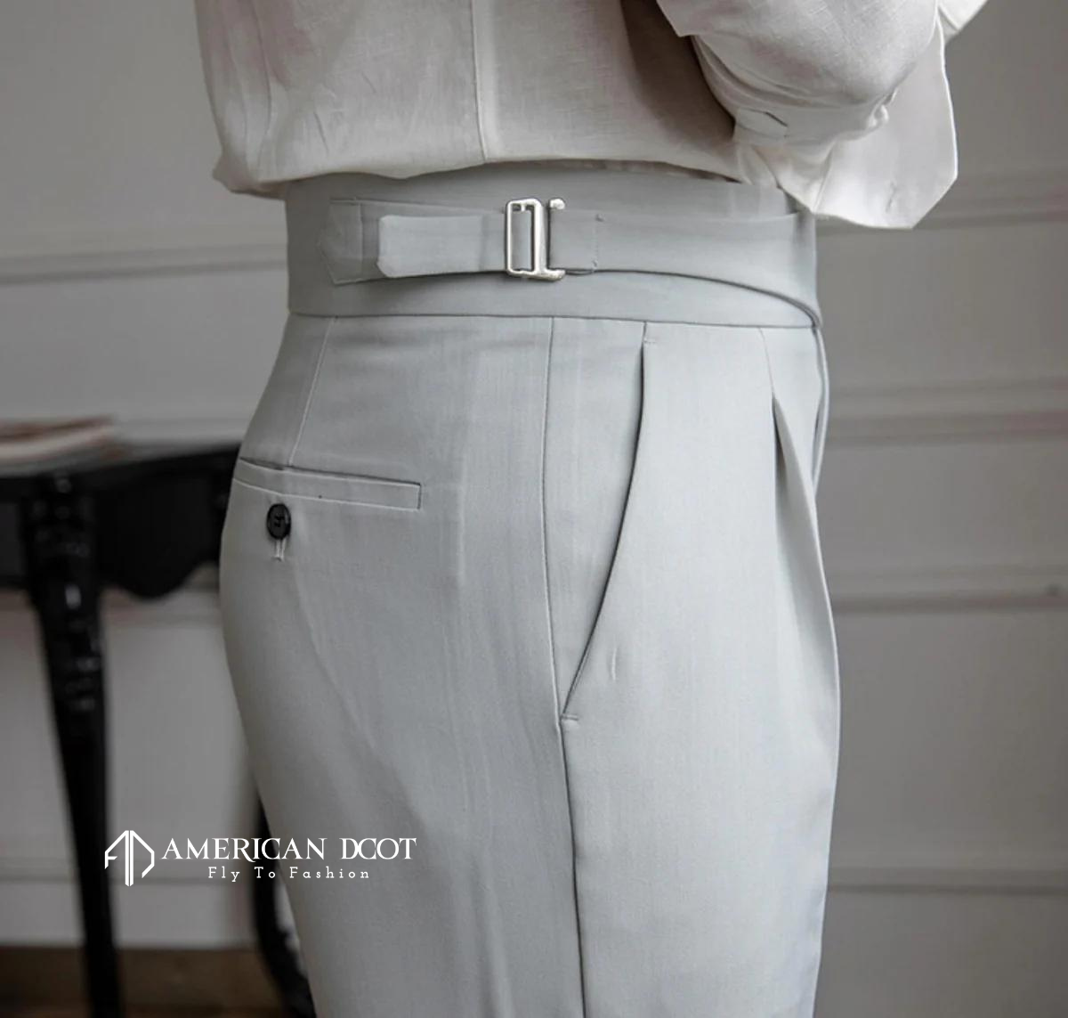 Detachable Buckle Gurkha Pant By American Dcot