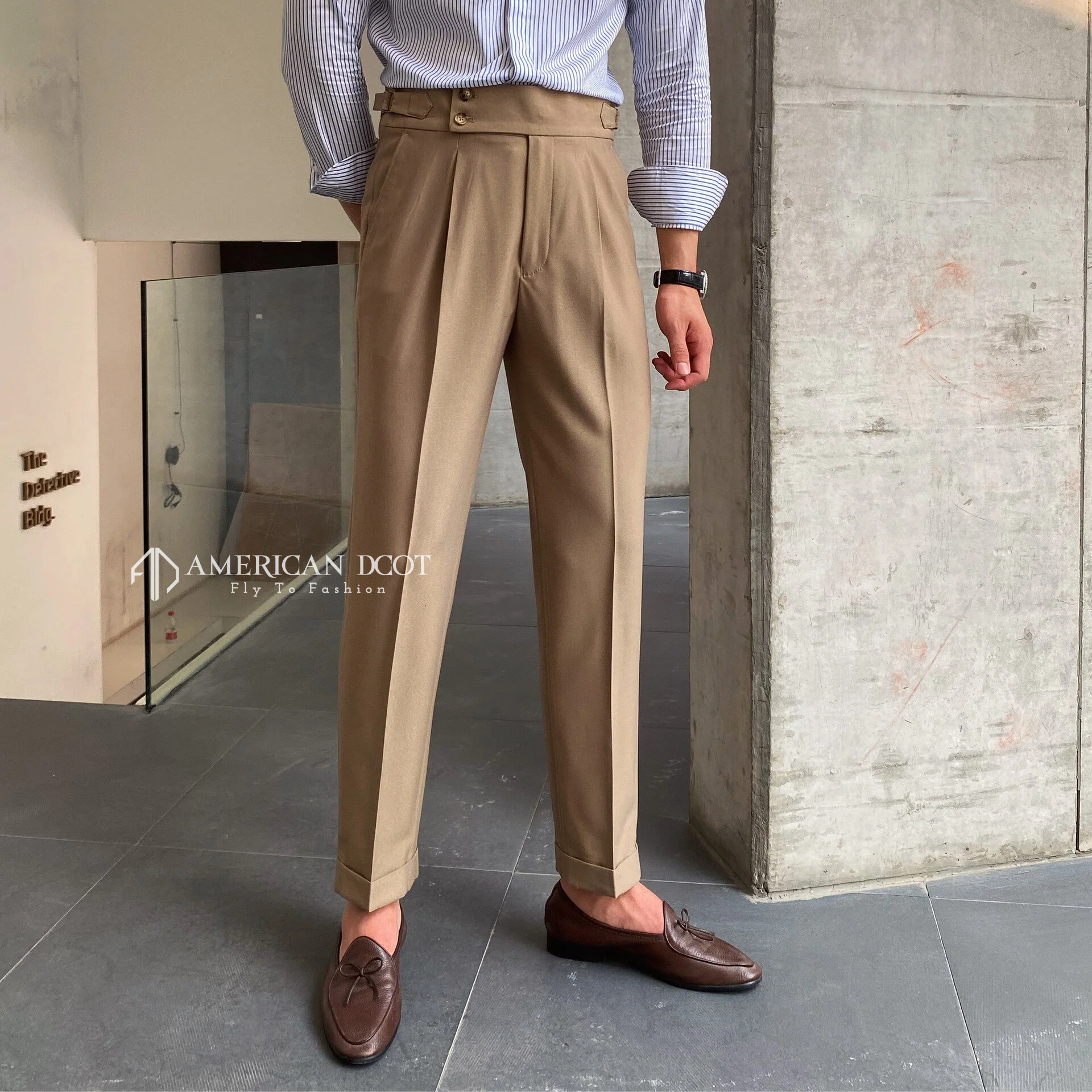 Signature Double Button Gurkha Pant By American Dcot